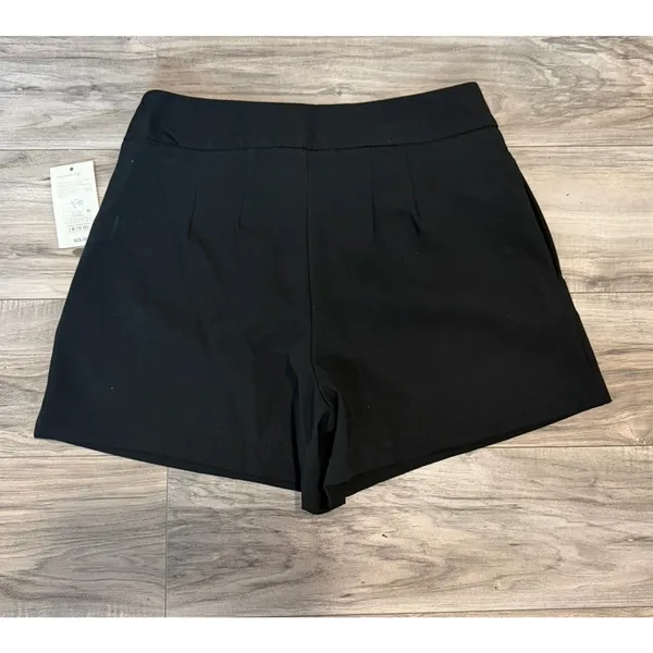 A New Day Women’s Shorts 8 Black Stretch High Rise Dress Shorts NWT - Image 2