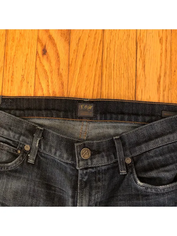Citizens of Humanity Women's Morrison Slim Dark Wash Bootcut Jeans - Size 28 - Image 14