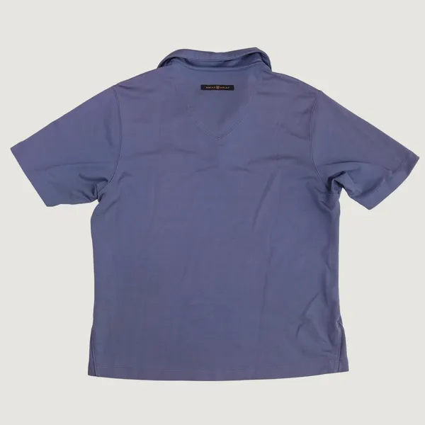 Ariat Polo Shirt Women Medium Blue Short Sleeve Coolmax Stretch Equestrian‎ Top - Image 2