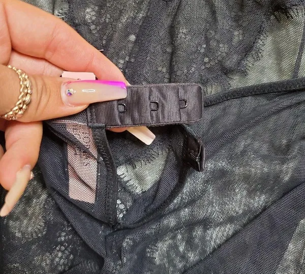 Victoria's Secret Sheer Lace Teddy Thong Bodysuit - Image 9