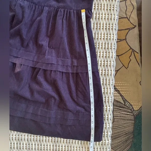 Madewell Corduroy‎ Mini navy Dress medium like new workwear holiday Christmas - Image 7