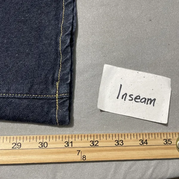 GAP Low Rise Flare Jeans Size 12 Dark Wash Denim Blue Jeans Y2K 2000s Classic - Image 10