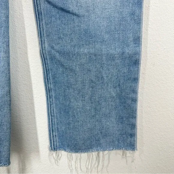 Paige Women's‎ Size 26 Denim Jeans Cindy Raw Hem Light Wash High Rise Classic - Image 5