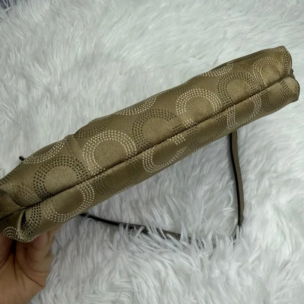COACH y2k Signature Canvas Wristlet Mini Purse - Image 6