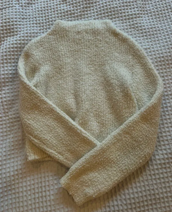 White Fluffy  Top - Image 3