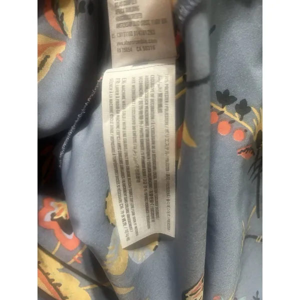 Abercrombie & Fitch Women XS Blue Butterfly Print Camisole Flowy Preppy Romantic - Image 11
