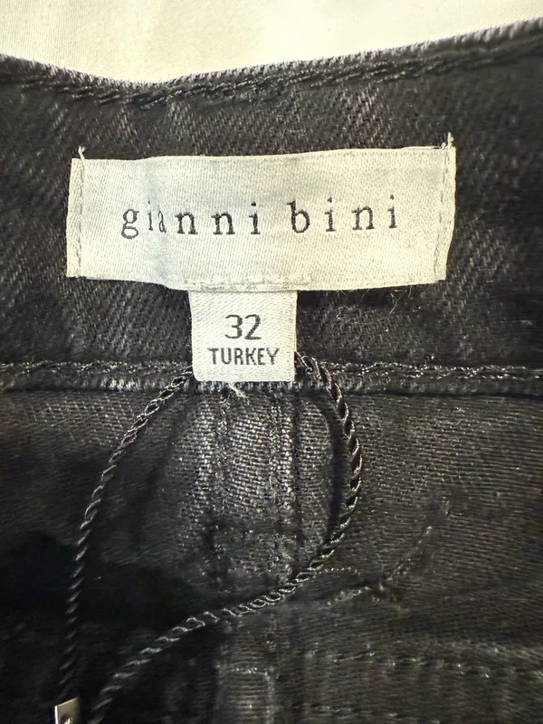 Gianni Bini Rhinestone Denim Skirt - Image 4