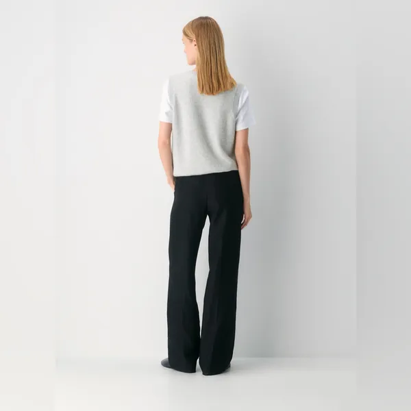 Aritzia x Wilfred The Effortless Pant- Linen High-waisted wide-leg linen pants - Image 7