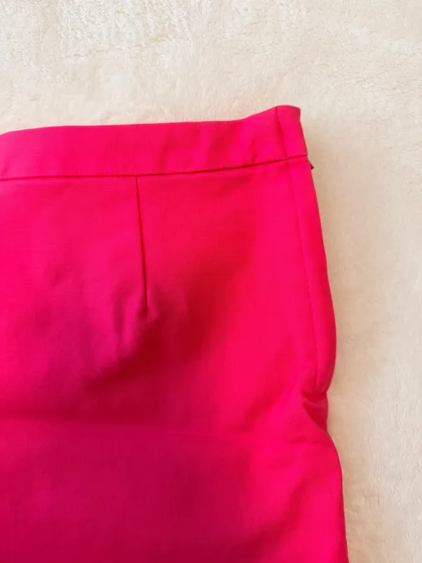 High Waisted Hot Pink Dress Shorts - Image 2