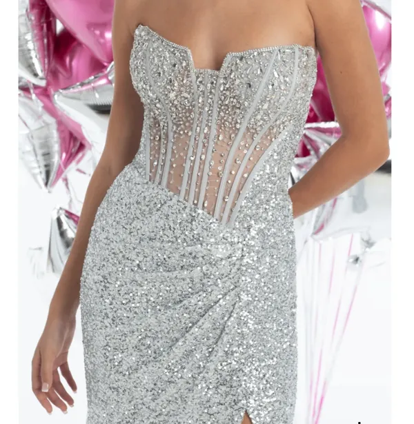 Camille La Vie Prom Dress Sequin - Image 2