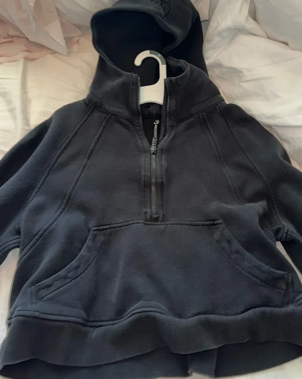 Lululemon Scuba Half-Zip Hoodie XS/S Black - Image 5