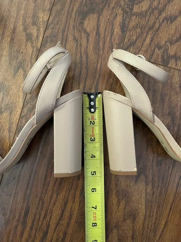 Mix No. 6 Nude Block Heel Ankle-Strap Sandals - Image 11