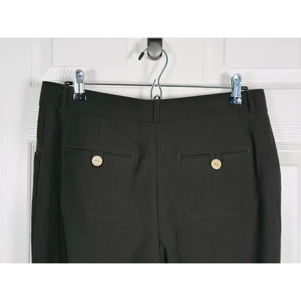 Peter Millar Womens Wicking Golf Pants Size 6 Black Country Club Preppy Sporty - Image 5