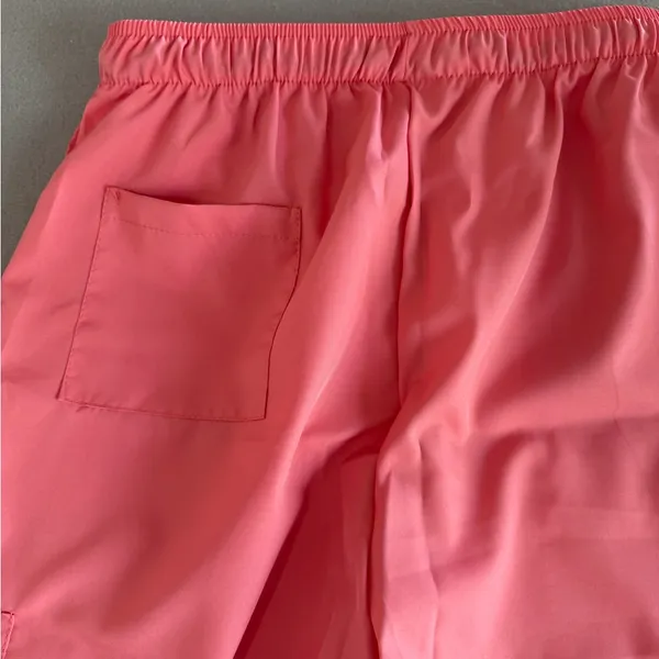Women's NEW Salmon Colored Two Piece Scrub Set Size S #260763 - Image 11
