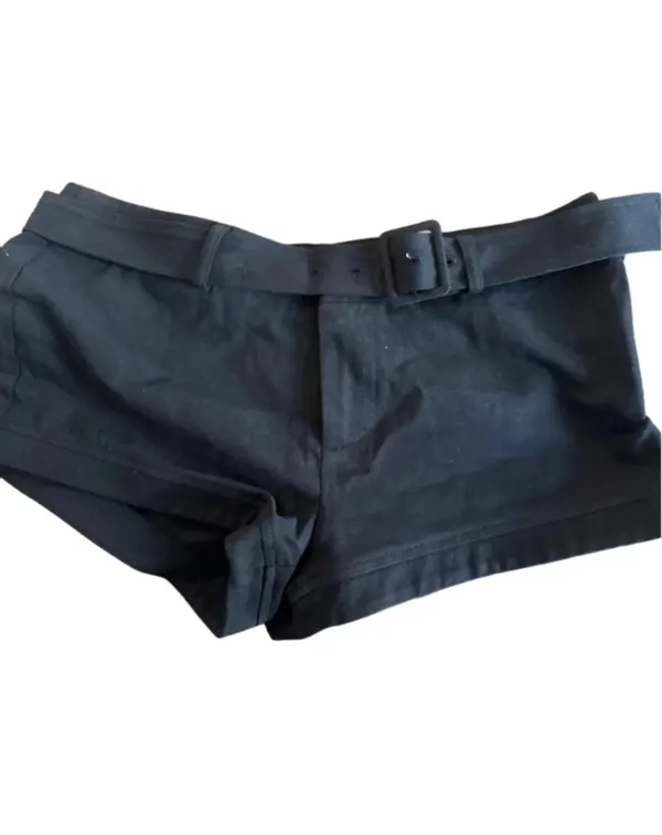 Edikted Thea Twill Low Rise Shorts - Image 2