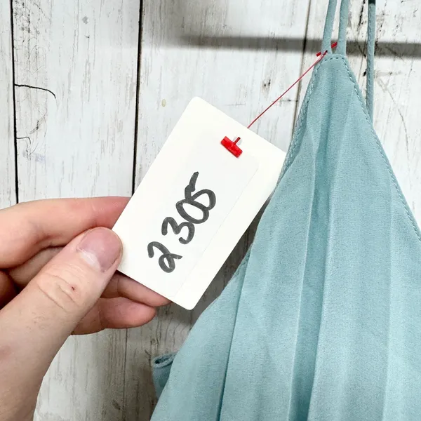 Asos Dress Women Size‎ 4 Pleated Sleeveless Crop Top Midi Crossback Elegant Glam - Image 3