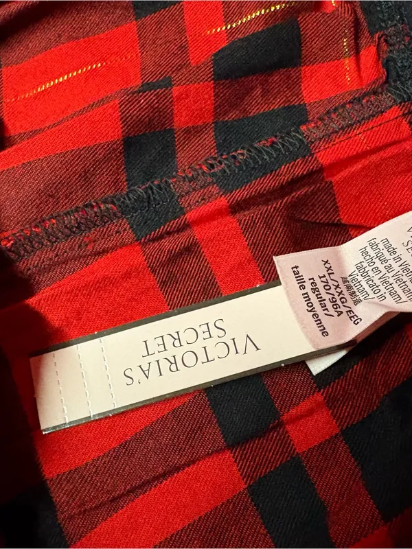 Victoria's Secret Red Plaid Pajamas - Image 3