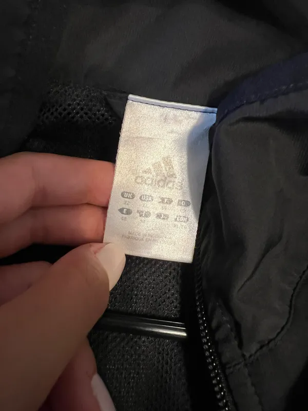 Adidas Black Windbreaker Jacket - Image 7