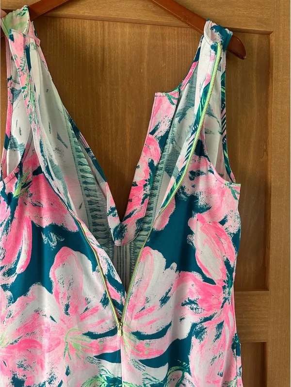 Lilly Pulitzer Carlotta Shift Dress in Tidal Wave Pans Garden Women’s size 4 - Image 12