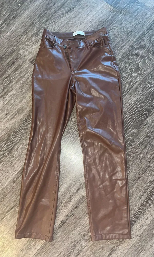Abercrombie Faux Leather Pants - Image 2