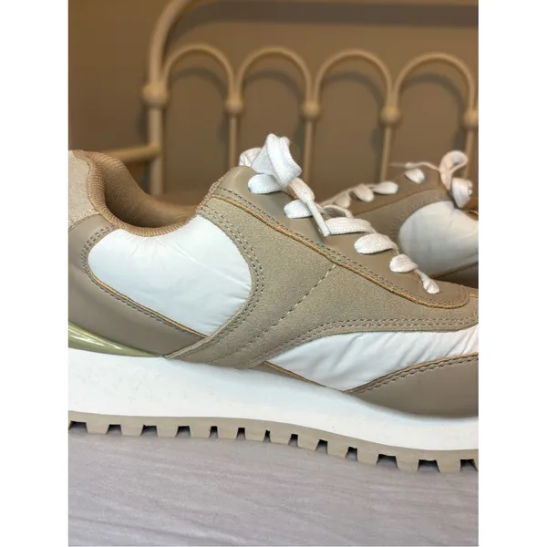 Blondo Lily Waterproof Platform Sneakers Beige White Women’s Size 9 - Image 6