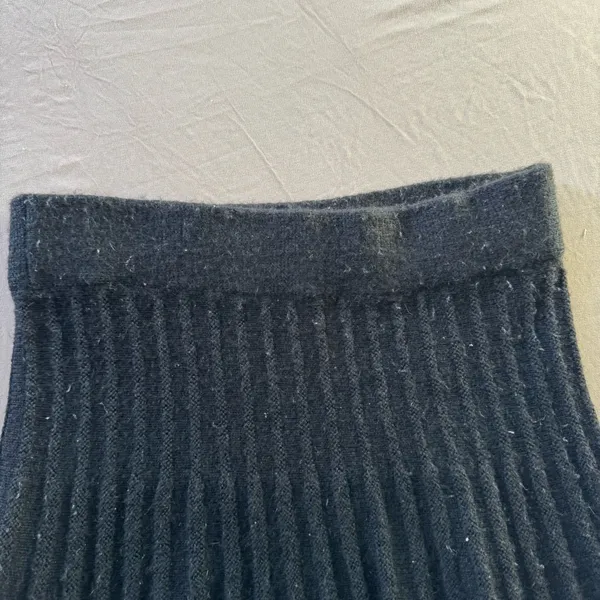 Zara Knit Pleated Mini Skirt - Image 3