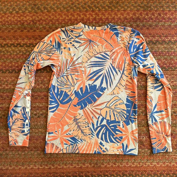Columbia Pfg Sun Gear Leaf Print Rash Guard Long Sleeve - Image 4