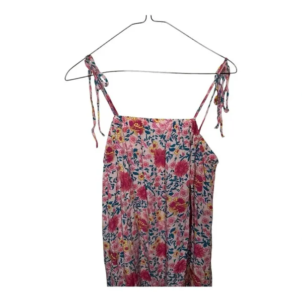 Solersun Pink Floral Adjustable Strap Maxi Dress // Size XL - Image 2