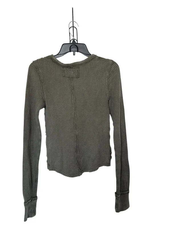 Free People We The Free XS Sage Green‎ Granola Girl Top 90s Grunge Fairy Grunge - Image 2