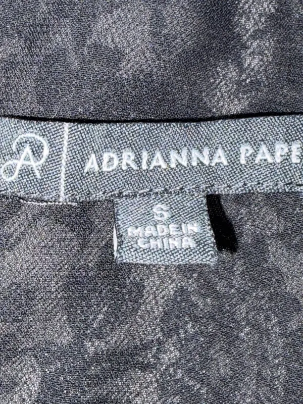 Adrianna Papell blouse eyelash lace trim floral pattern size small boho feminine - Image 7