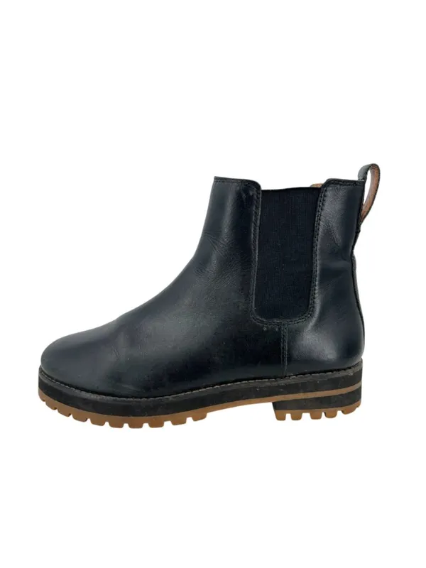 Madewell Ivy Chelsea Boots Lug Sole Black Leather Size 7.5 Utilitarian Grunge - Image 2