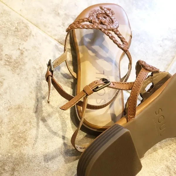 🆕 Naturalizer Soul Ready woven leather san… - Image 5
