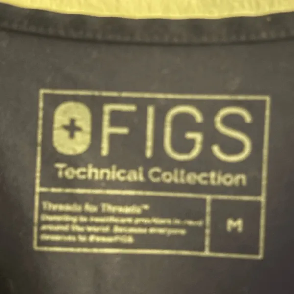 FIGS Scrubs Top Size Medium Dark Blue - Image 3