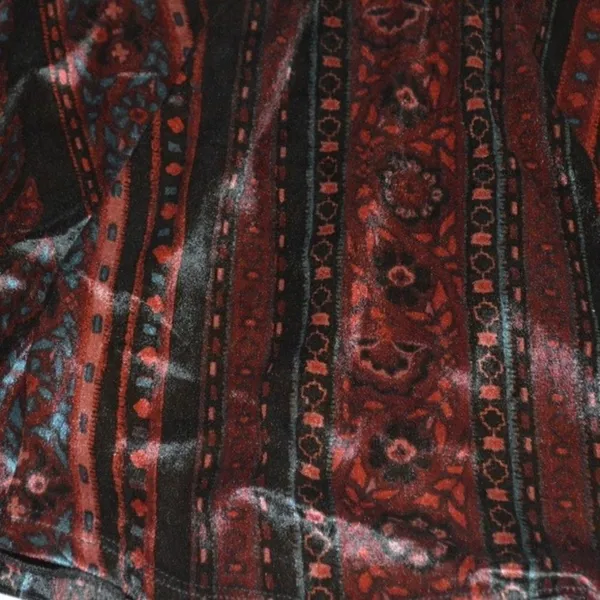 Hollister Co. Velveteen Exotic Print Skirt L - Image 2