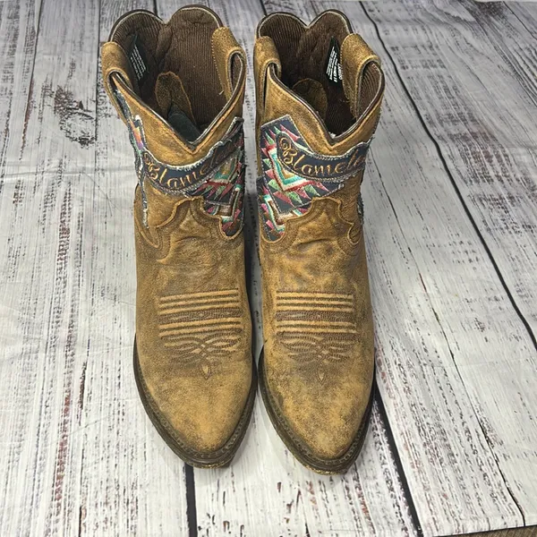 Laredo Womens Blameless Distressed Radical Ankle Boots - Image 4