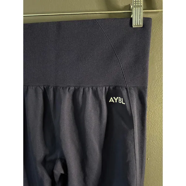 AYBL Women's Navy Blue High Waist Leggings Medium - Image 9
