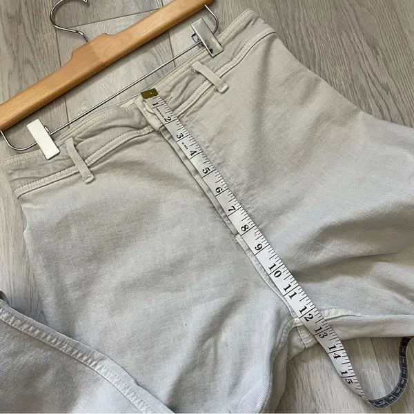 Zara Wide-Leg Pants marine straight womens Gray (size 6) minimalist chic casual - Image 4