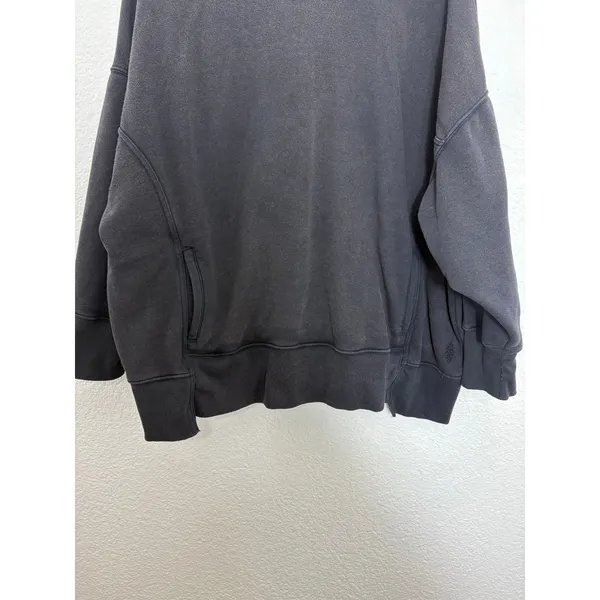 Free People Movement Sprint To The Finish Logo Hoodie Sweatshirt Size Medium - Image 8
