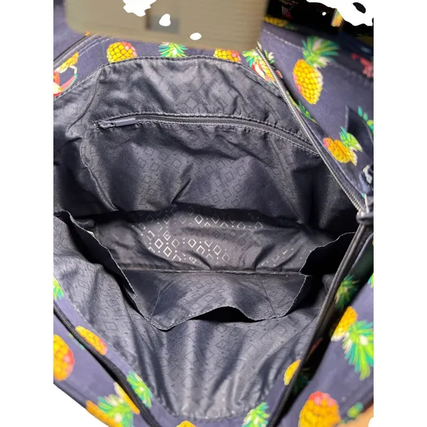 VERA BRADLEY LARGE GLENNA "TOUCAN PARTY" PATTERN‎ Bag Navy Blue Beach Travel - Image 11