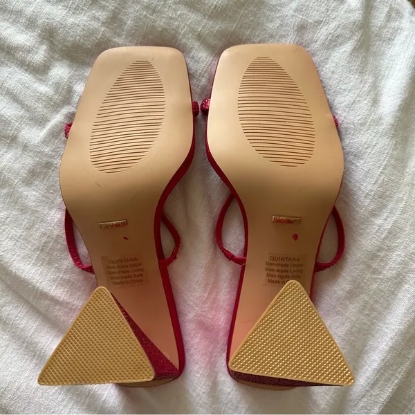 Billini Hot Pink Pink Block Sandal Heel - Image 4