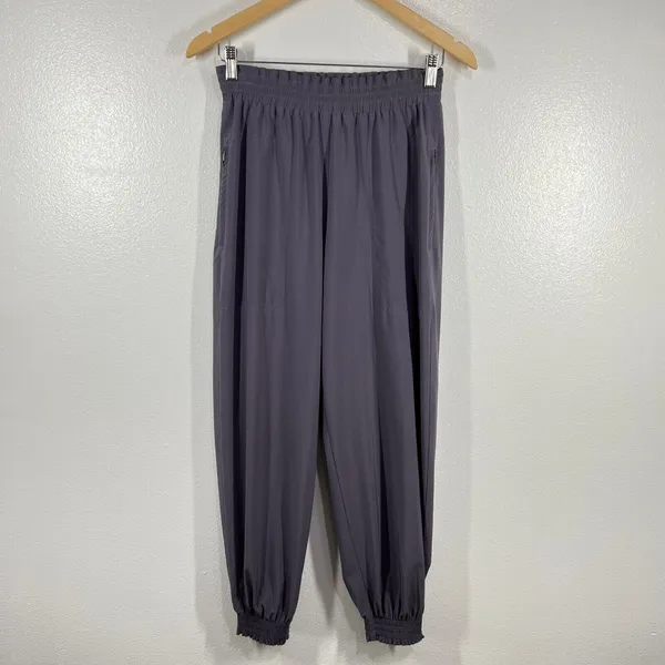 Athleta Savannah Jogger Pants‎ Dusk Violet Paperbag Waist FeatherweightStretch 2 - Image 3