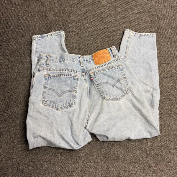 Vintage Levis 550 Relaxed Fit Tapered Leg Jeans Light Wash 12 MIS 15551-4892 - Image 10