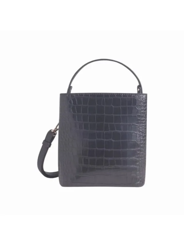 AOTA Elena Croc Bucket Convertible Bag, NWT - Image 5