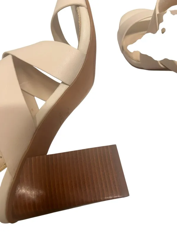 Cole Haan Women’s Cynthia Block Heel Sandal Beige Size 9B - Image 2