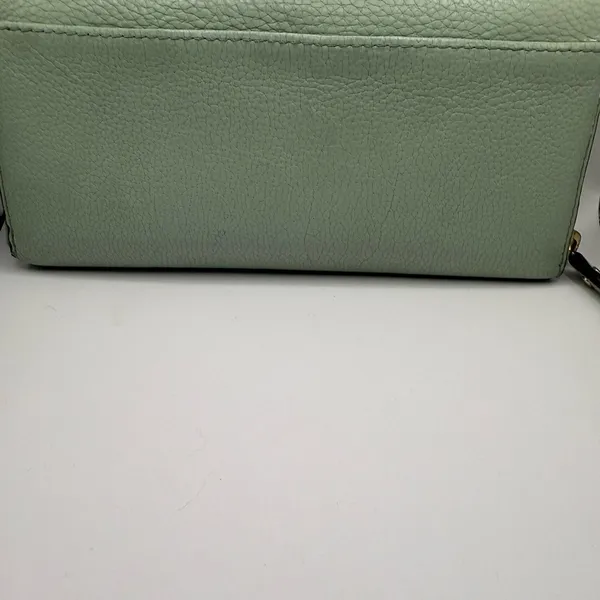 Kate Spade New York Light Green Leather Zip Around Ladies Wallet, Mint Color - Image 5