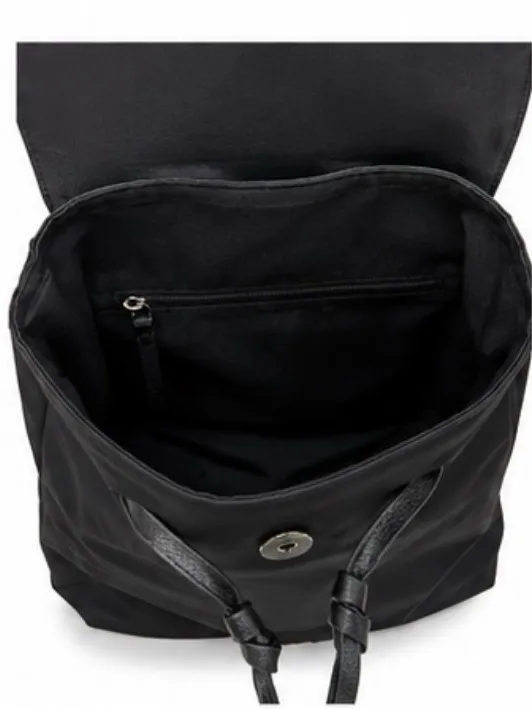Botkier New York Black Nylon & Faux Leather Mini Backpack NWT - Image 3