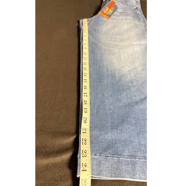 JAG Jeans Chloe High Rise Wide Leg Cropped Jeans Blue Size 6/28 new with Tags - Image 12