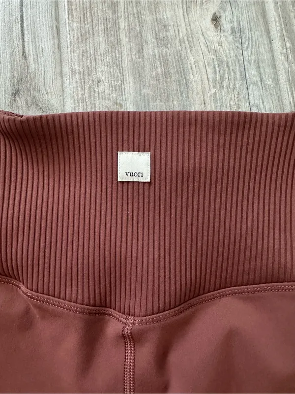 Vuori Women’s Rib Studio  Shorts in Cedar Medium - Image 6