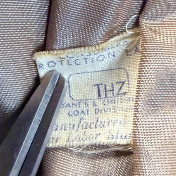 Vintage Soda-Set Fashions Gray Wool Overcoat Union Made Mid Century Coat Wool - Image 9