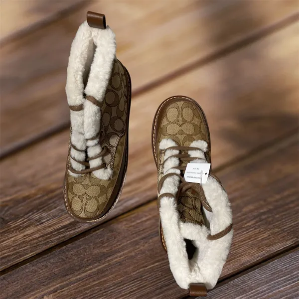 IMANI JACQUARD BOOT KHAKI/SADDLE CE318 KH/SD Size 6.5B - Image 2